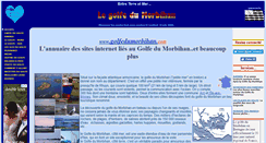 Desktop Screenshot of golfedumorbihan.com