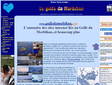 Tablet Screenshot of golfedumorbihan.com